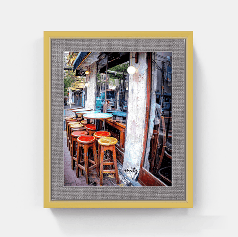 Sidewalk Café Reflections