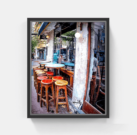 Sidewalk Café Reflections