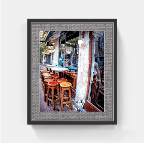 Sidewalk Café Reflections