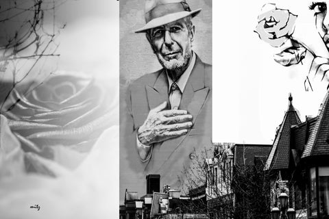 MTL Leonard Collage BW