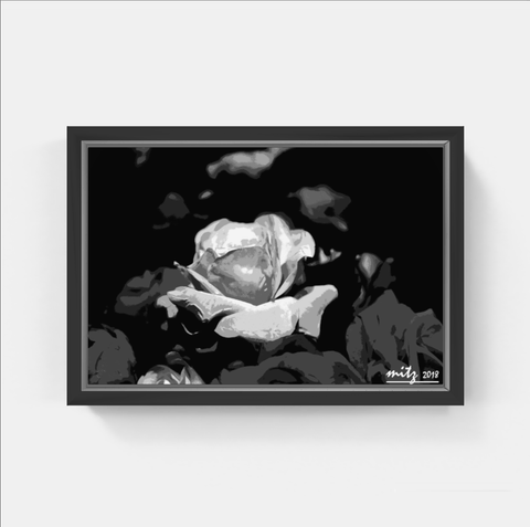 Rose P BW